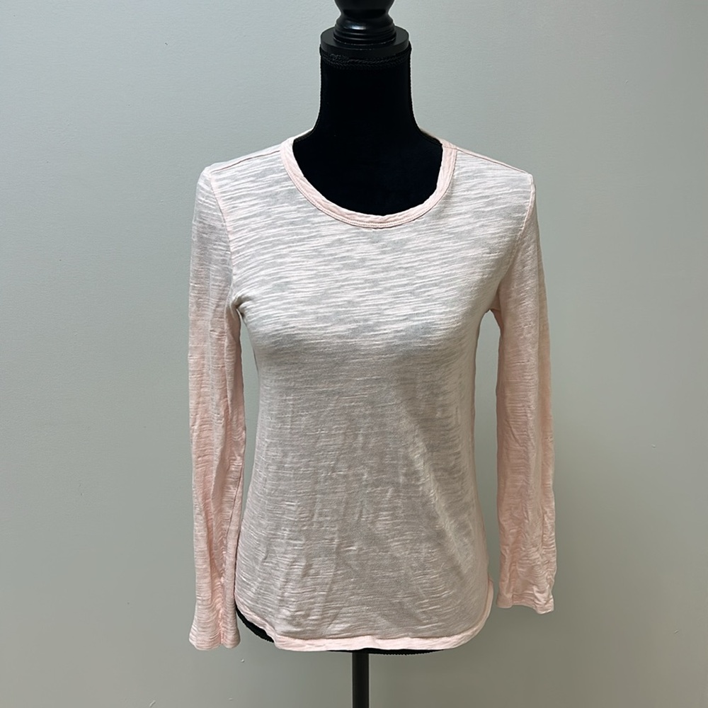 Lilla P Light Pink Cotton Top, Size S